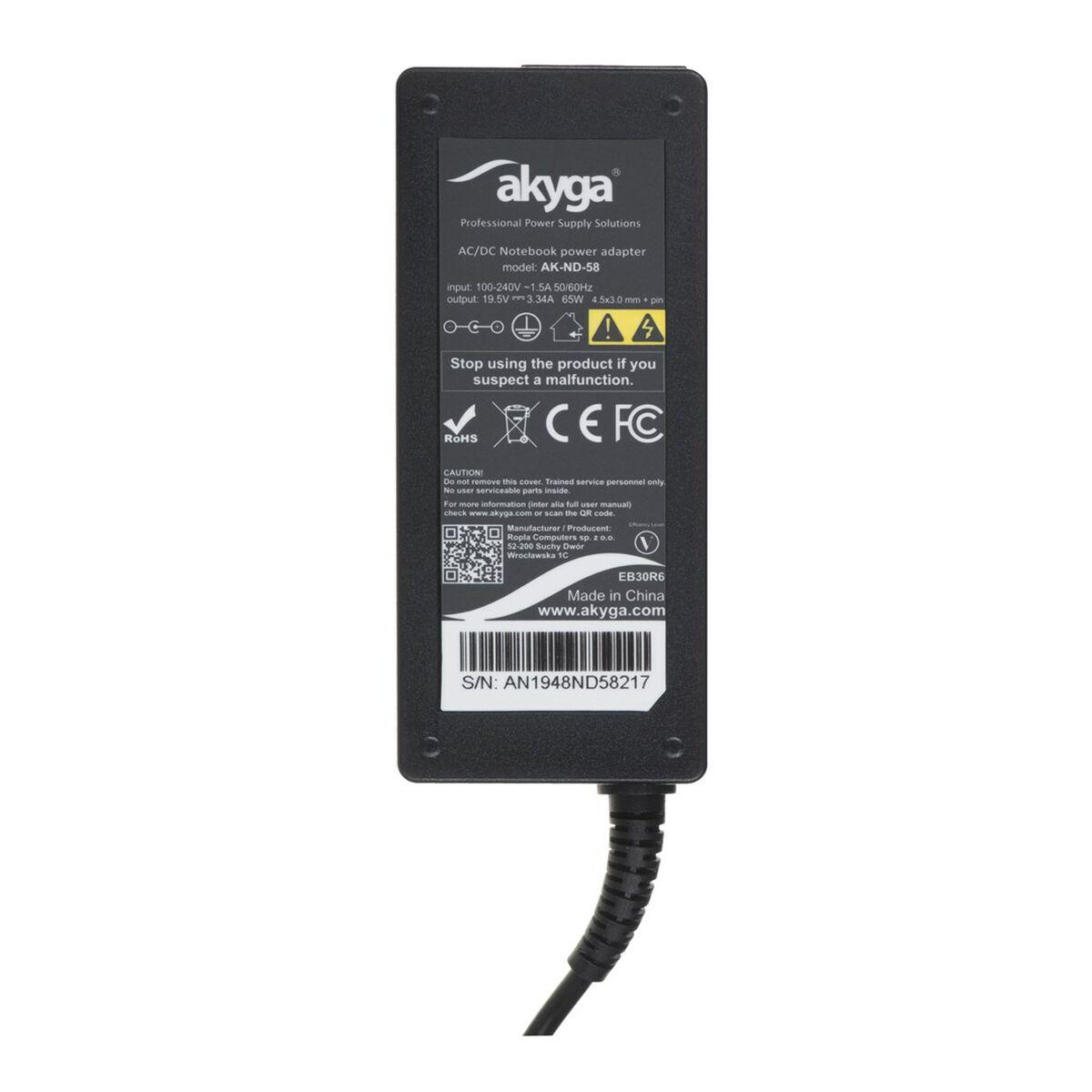 Carica batteria portatile Akyga AK-ND-58 65 W