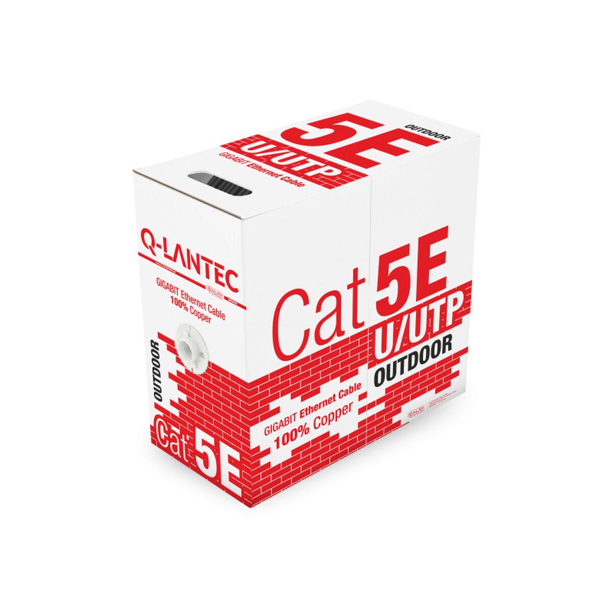 Cavo di rete blinda da esterno, categoria 5e q-Lantec kiu5outs305q nero 305 m