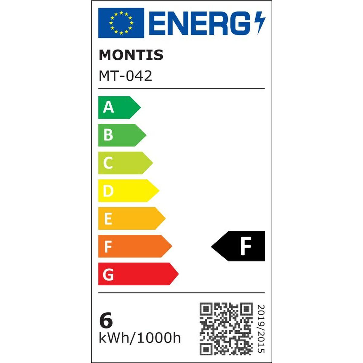 Lampada da tavolo Montis MT042 Bianco Nero Alluminio ABS 16 Pezzi