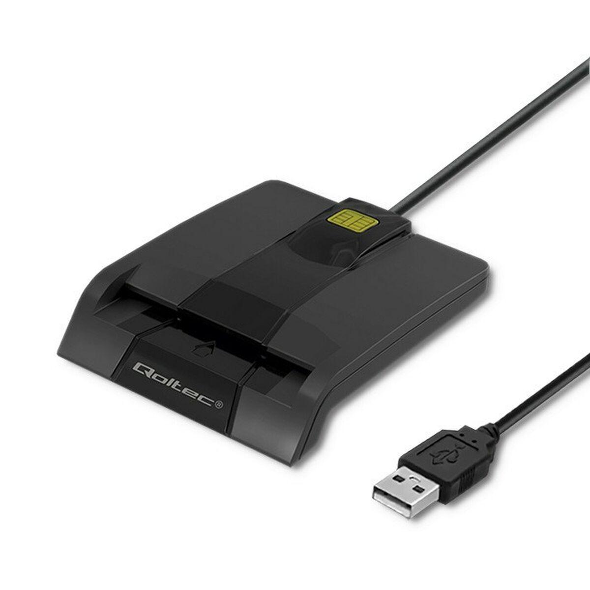 Lettore di carte con chip Qoltec SCR-0634 SMART