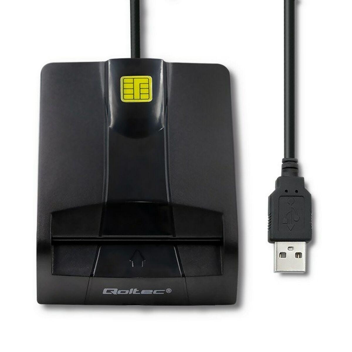 Lettore di carte con chip Qoltec SCR-0634 SMART