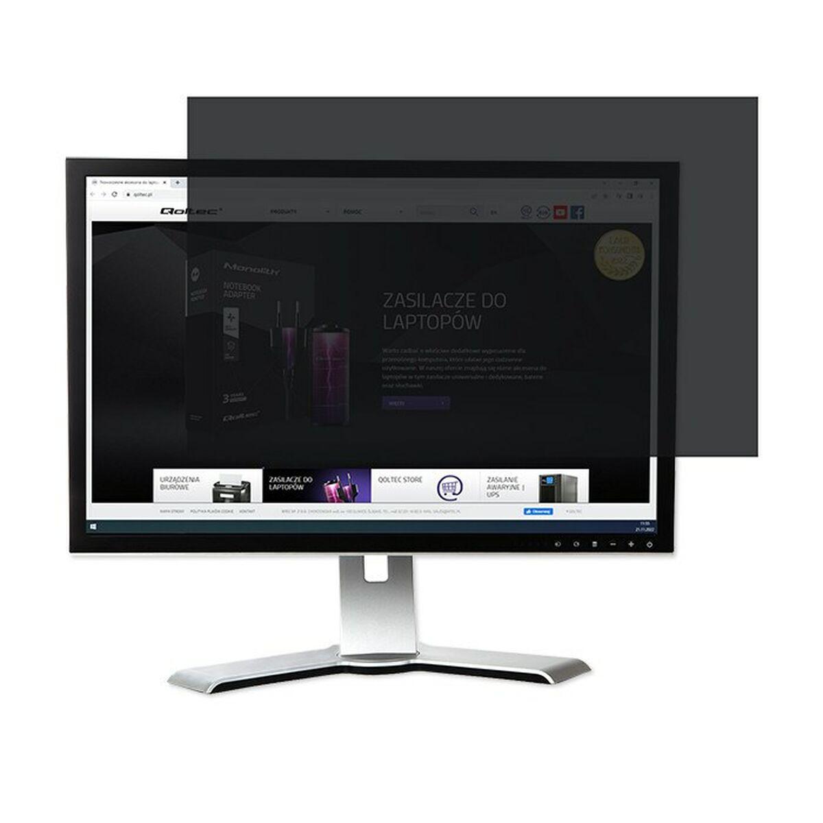 Filtro Privacy tramite monitor Qoltec 51060