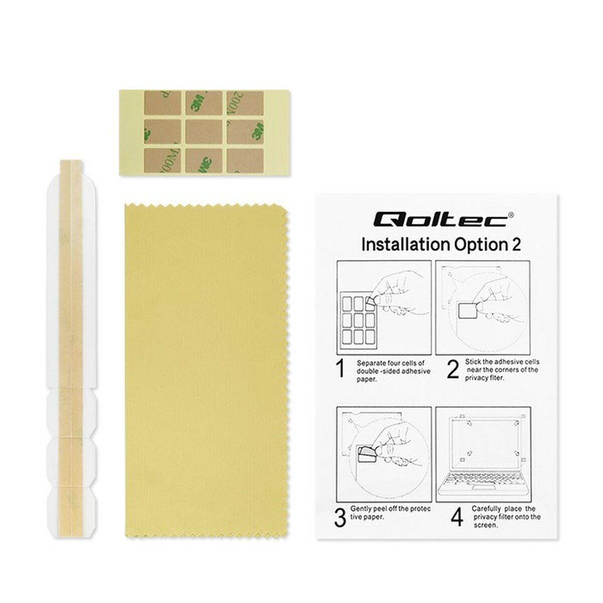Filtro Privacy tramite monitor Qoltec 51060