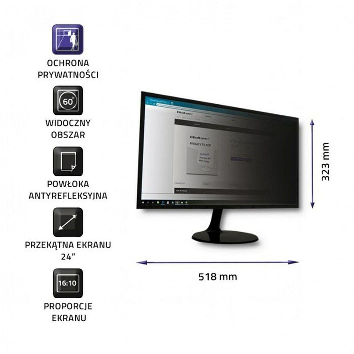 Support DA Parete Qoltec 51061 24 "