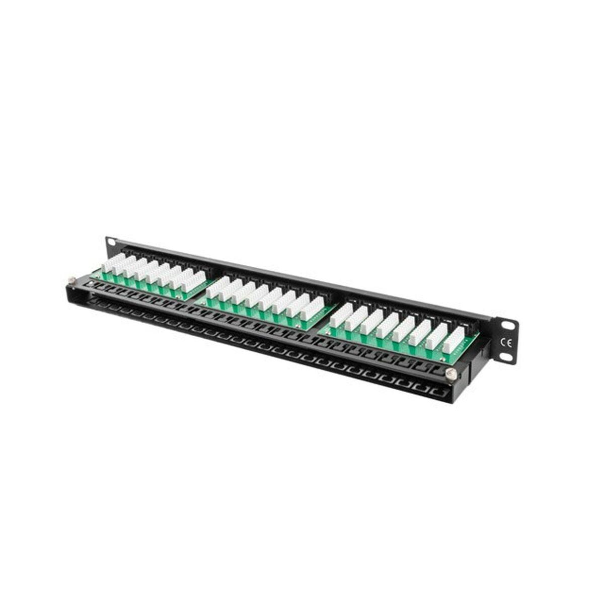 Pannello Patch 48 Porte UTP Categoria 6 Lanberg PPU5-1048-B