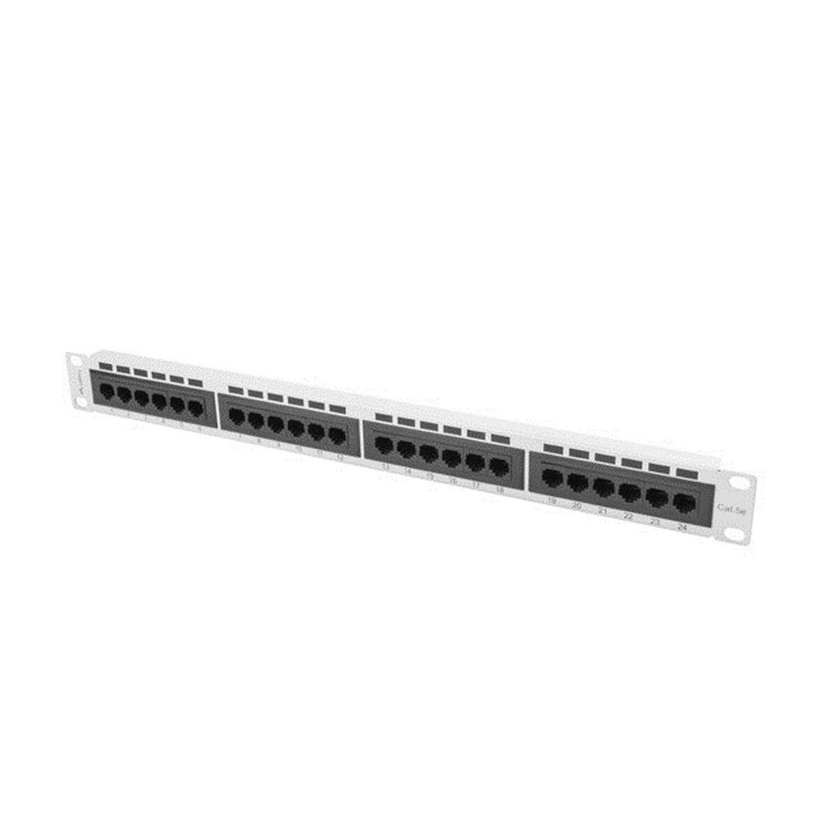 Pannello patch 24 Porte UTP Categoria 5E Lanberg PPU5-1024-S