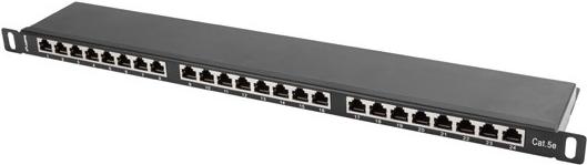pannello di permutazione PPS5-0024-B 0,5U cat. 5e24xRJ-45