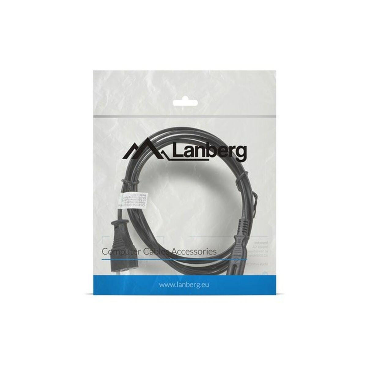 Cavo di Alimentazione Lanberg CA-C7CA-10cc-0018-BK NERO C7 CEE7/16 1,8 m