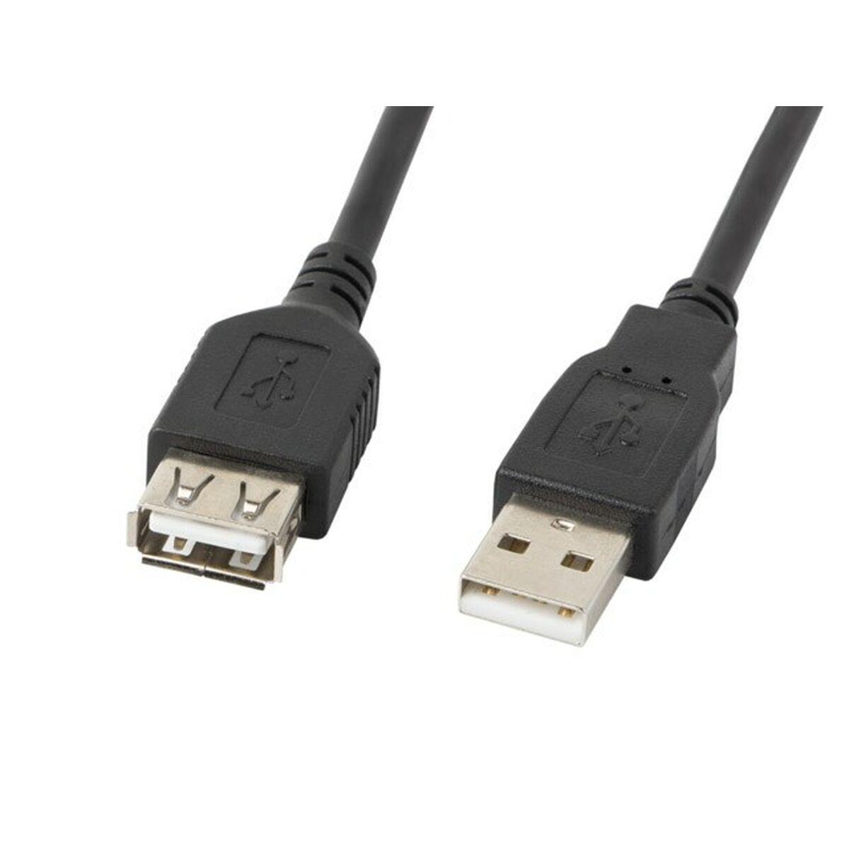 Cavo Prolunga USB Lanberg CA-USBE-10CC-0030-BK Nero 3 m