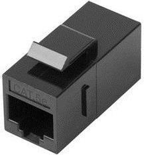 Lanberg CAT 5e Ikke afskÃ¦rmet parsnoet (UTP) Keystone coupler Sort