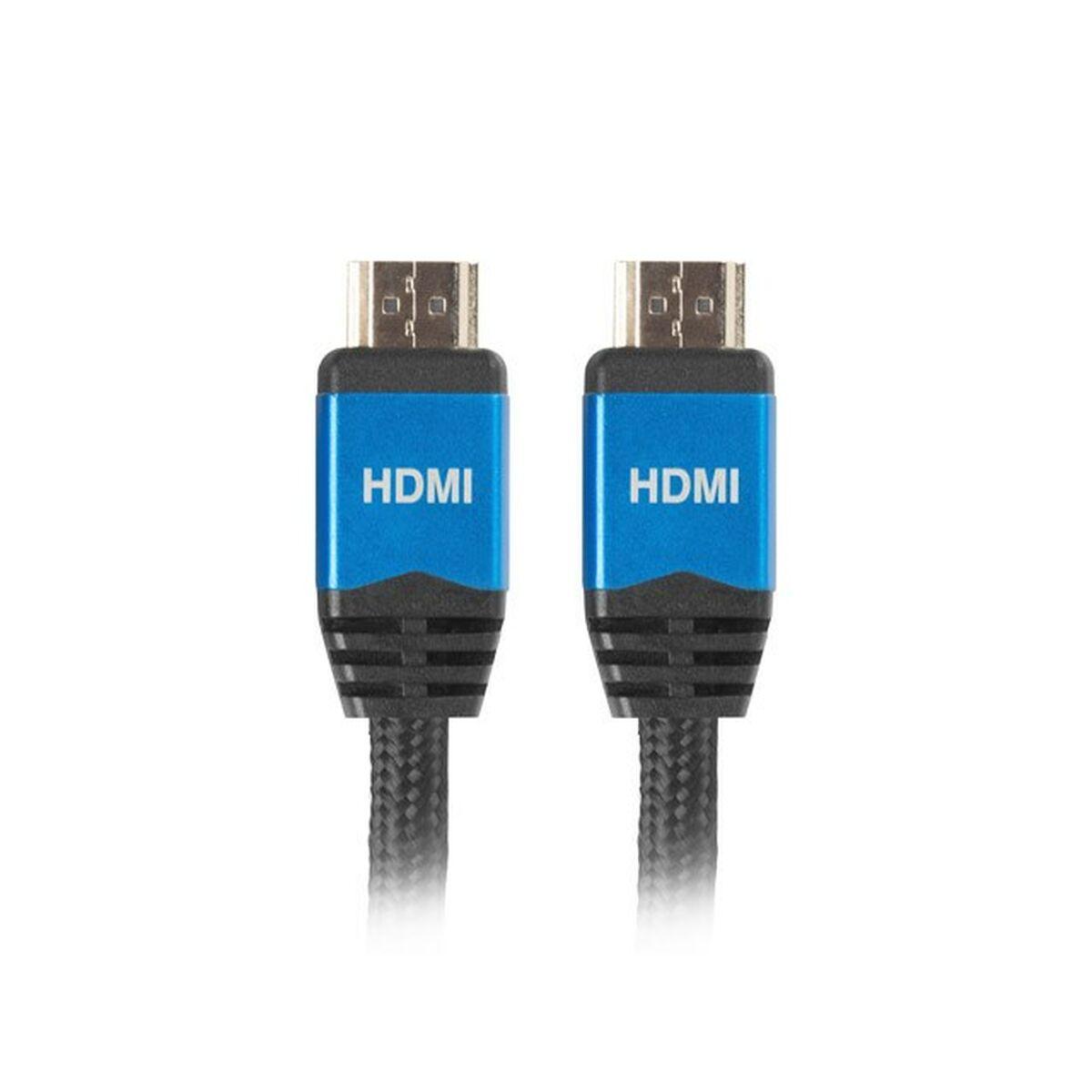Cavo HDMI Lanberg Nero 4K Ultra HD Maschio/Maschio