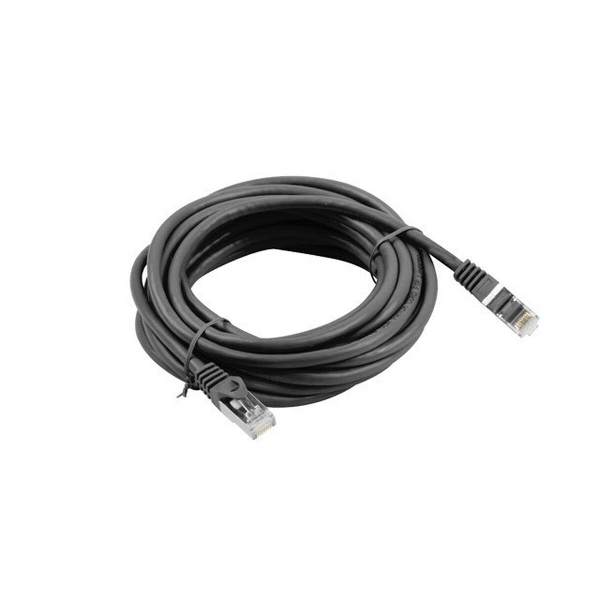 Cavo di Rete Rigido UTP Categoria 6 Lanberg PCF6-10CC-0500-BK NERO 5 M