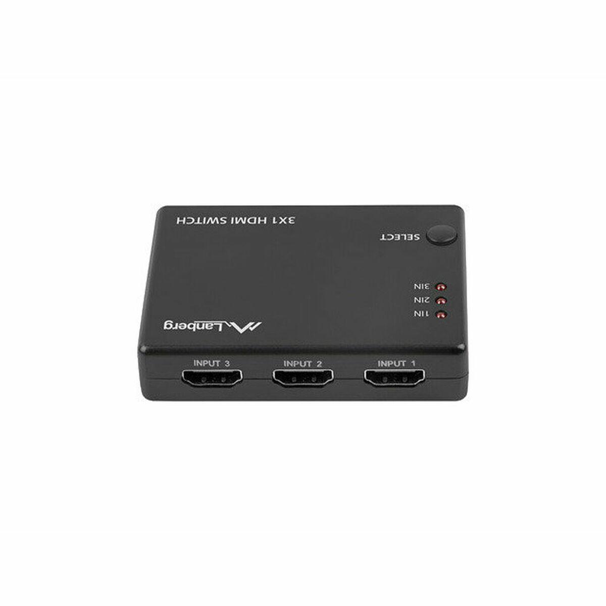 Switch HDMI Lanberg SWV-HDMI, 0003 NERO