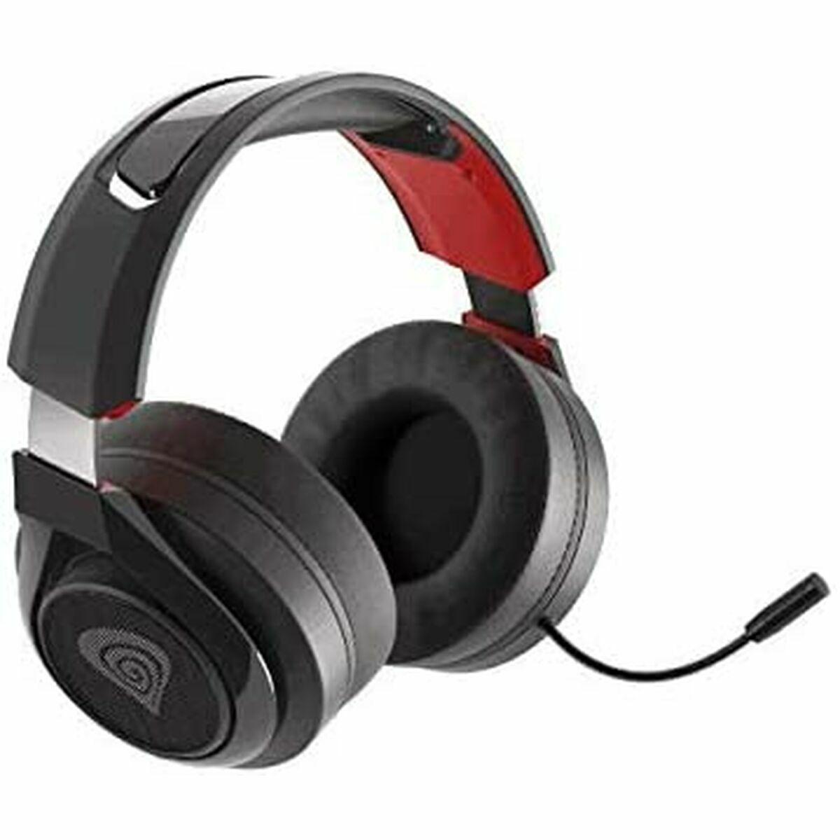 Auricolari con microfono genesi selenio 400 nero rosso/nero
