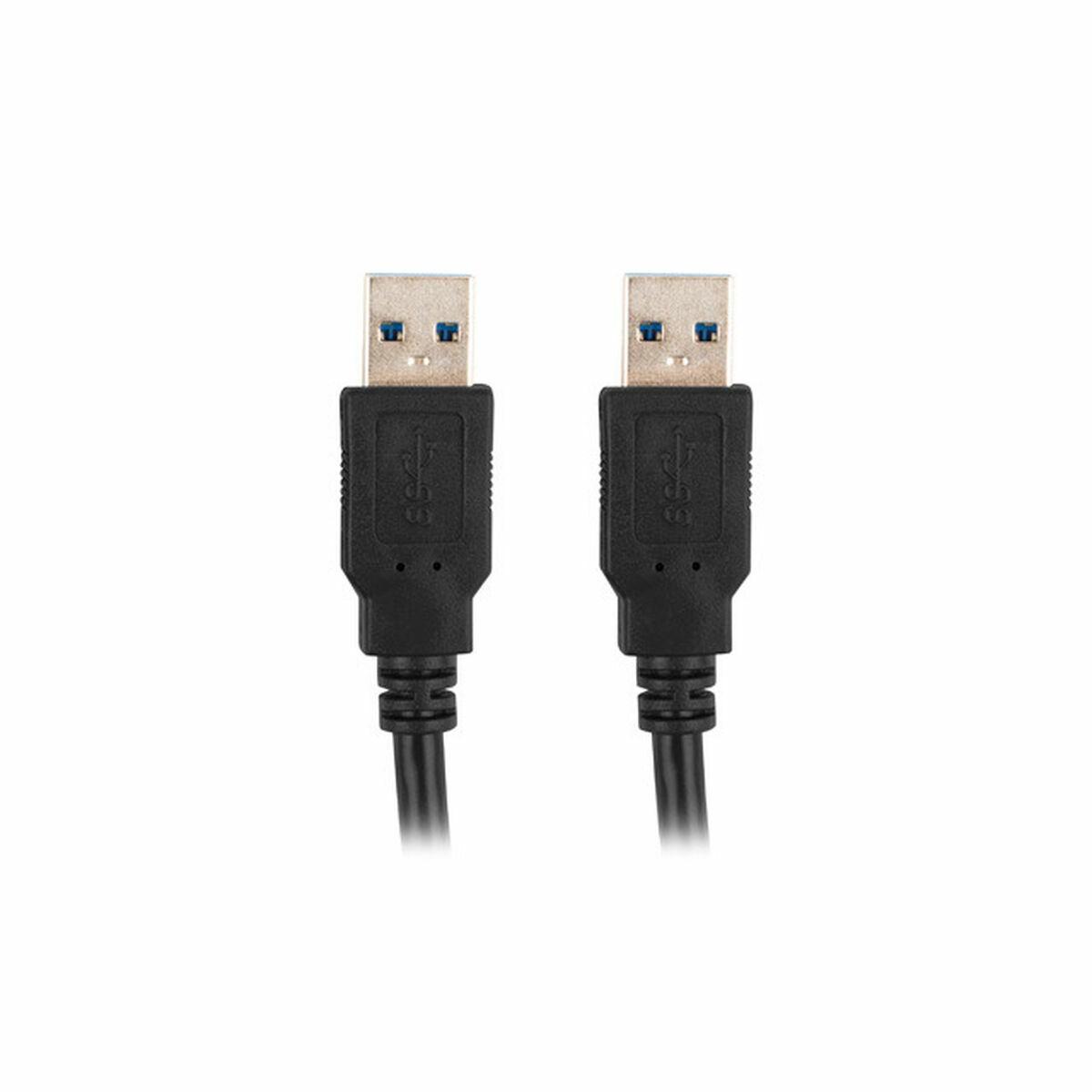 Cavo USB Lanberg Ca-USBA-30CU-0010-BK 1 m
