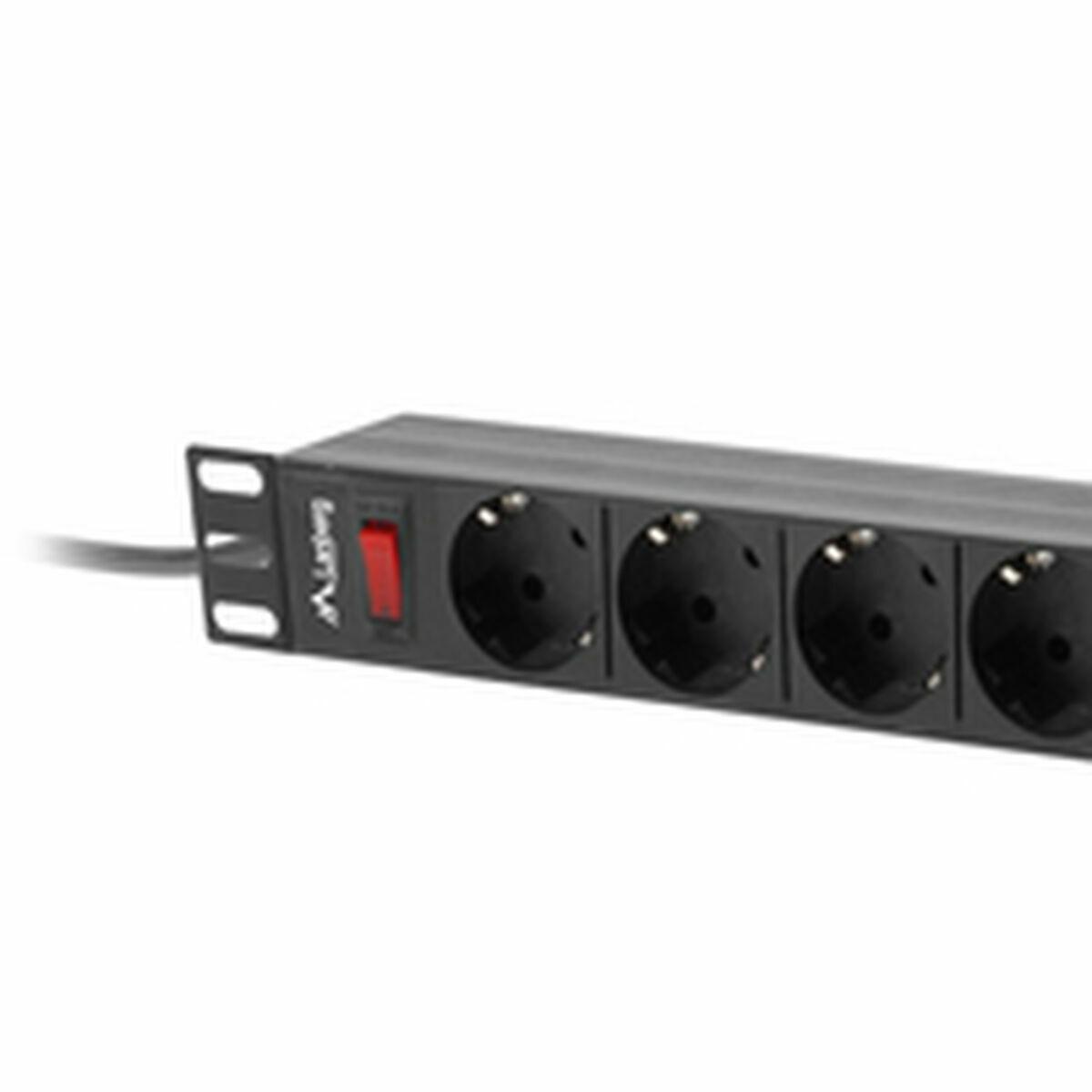 Multipresa 9 Prese Con Interruttore Lanberg PDU-09F-0300-BK 4000 W 220-250 V 16 A 3 m
