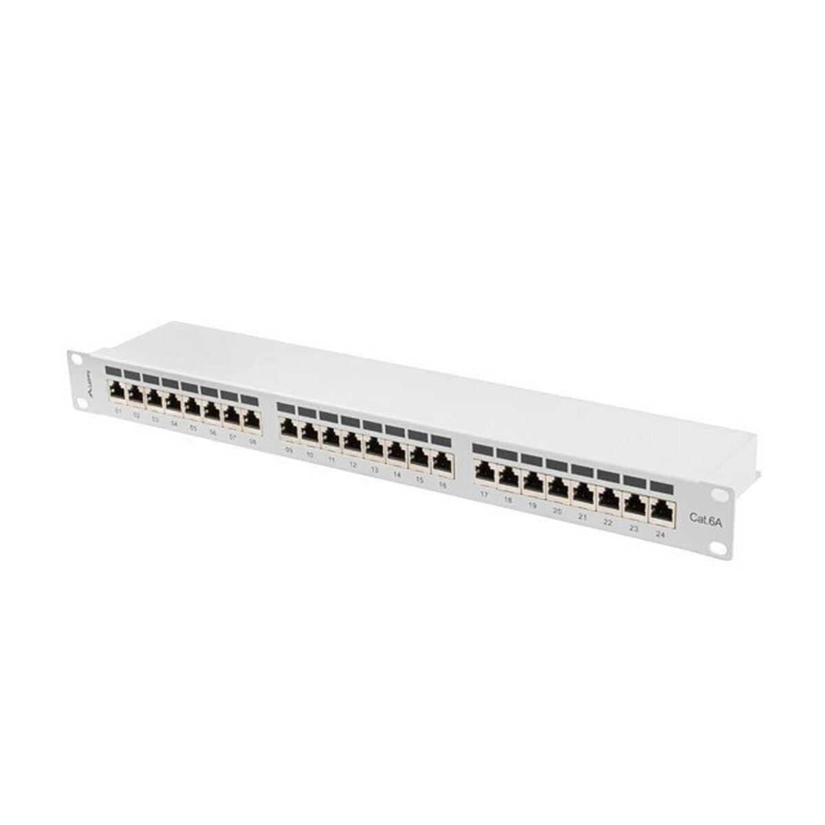Pannello patch 24 Porte UTP Categoria 5E Lanberg PPSA-1024-S