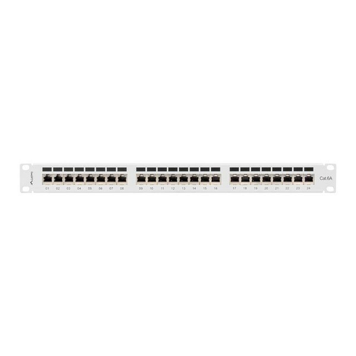 Pannello patch 24 Porte UTP Categoria 5E Lanberg PPSA-1024-S