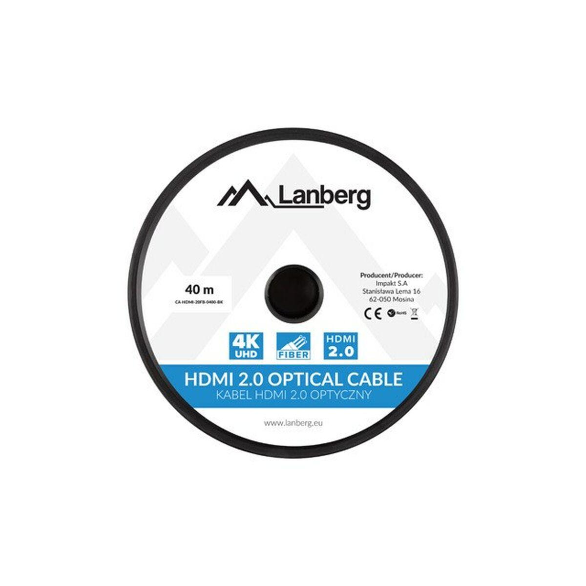 Cavo Hdmi Lanberg Ca-HDMI-20FB-0400-BK 40 m