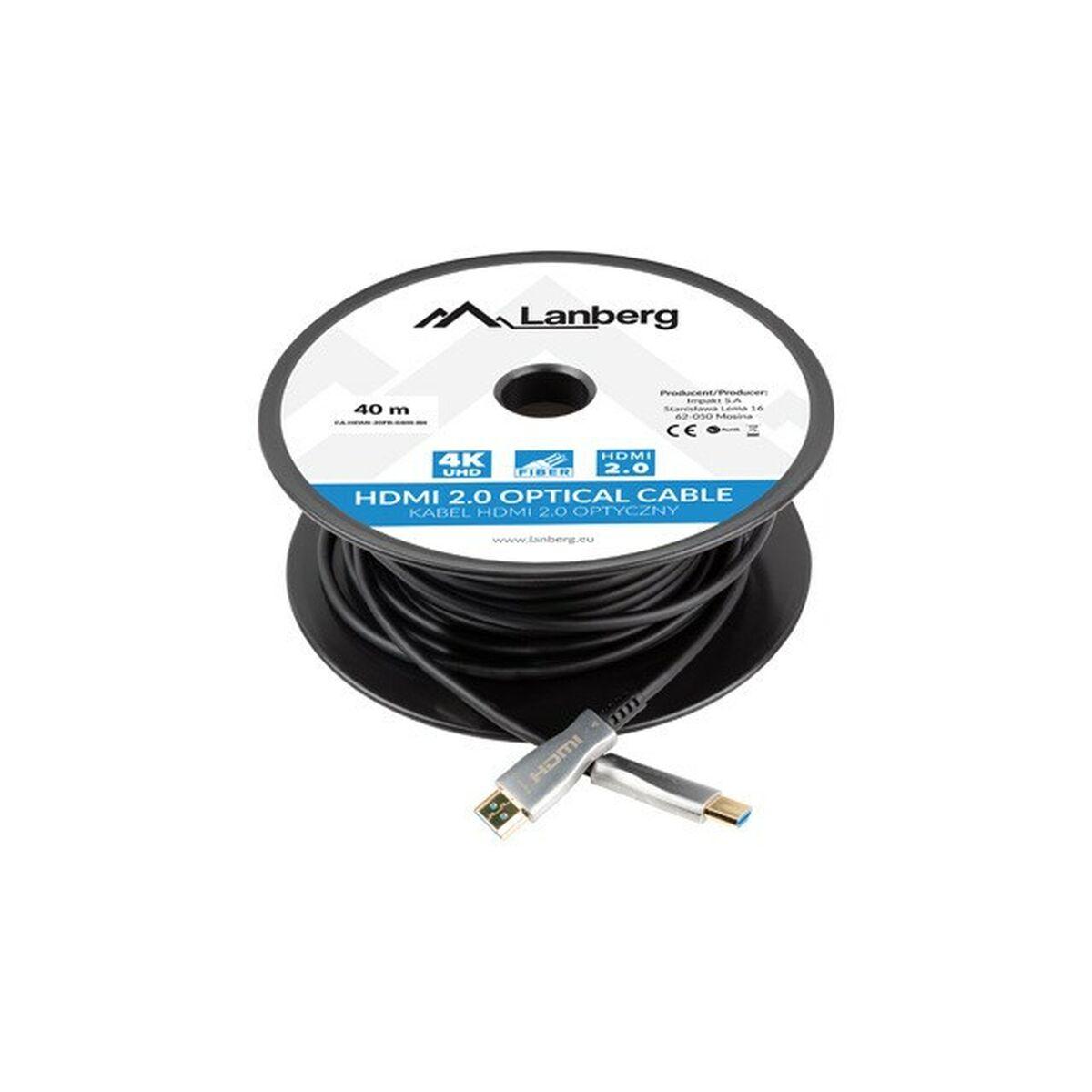 Cavo Hdmi Lanberg Ca-HDMI-20FB-0400-BK 40 m