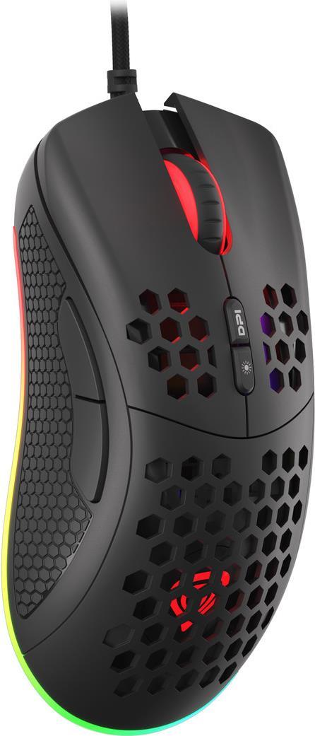 Mouse da gioco KRYPTON 555 RGB cablato nero