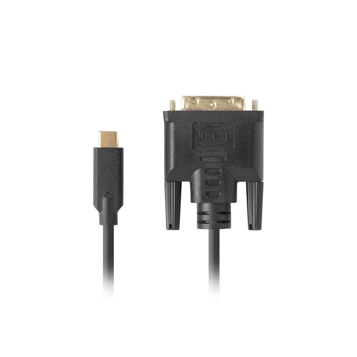 Adattatore Lanberg 24 pin USB-C han - 241 pin digitale DVI han 05 m asst
