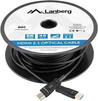 CA-HDMI-30FB-0800-BK, 80 m, HDMI tipo A (standard), HDMI tipo A (standard), 48 Gbit/s, nero