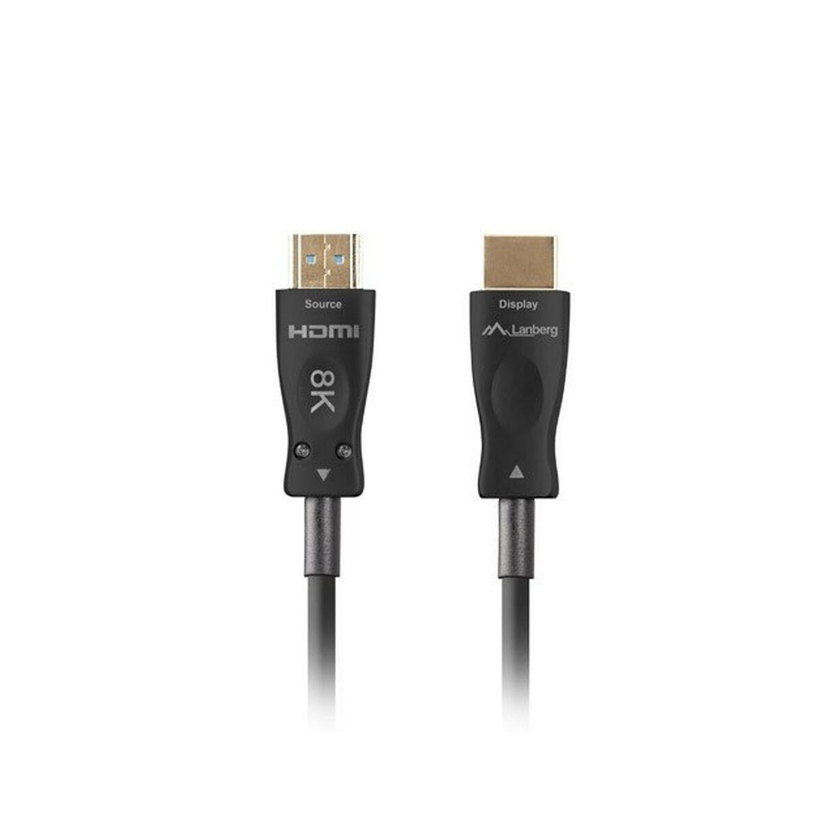 Cavo HDMI Lanberg CA-HDMI-30FB-1000-BK Nero 100 m