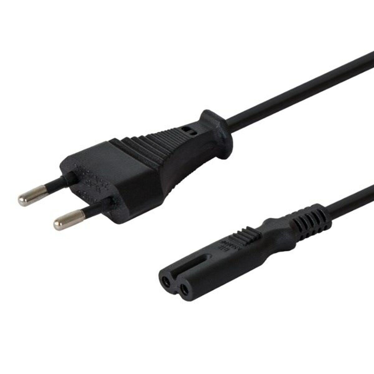 Cavo di alimentazione savio CL-100 NERO IEC C7 1,8 m