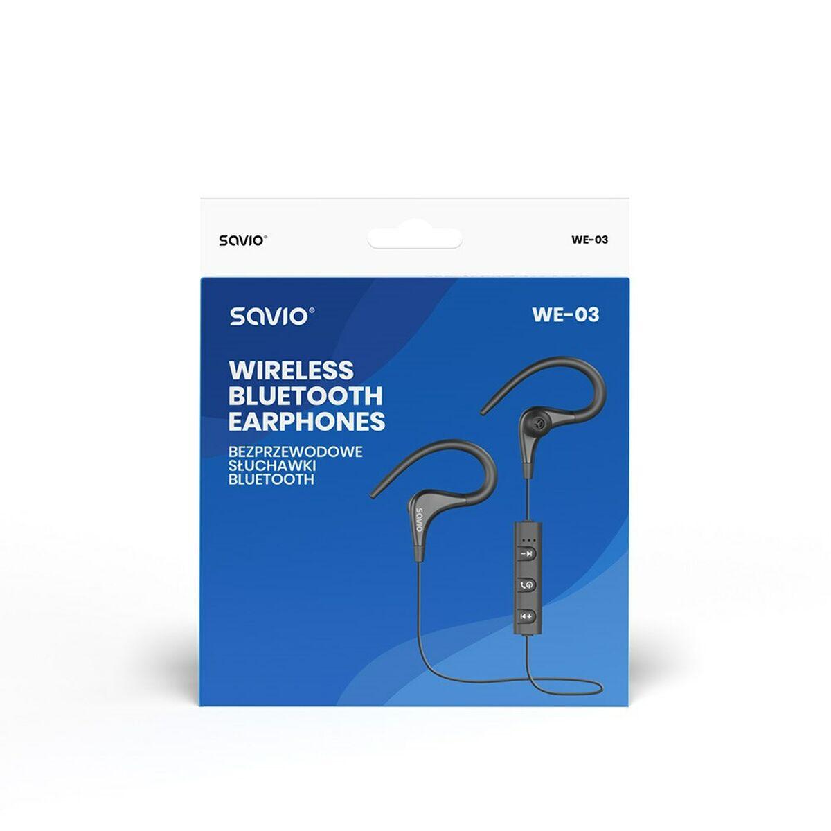 Auricolari Bluetooth Sportvivi Savio WE-03 NERO
