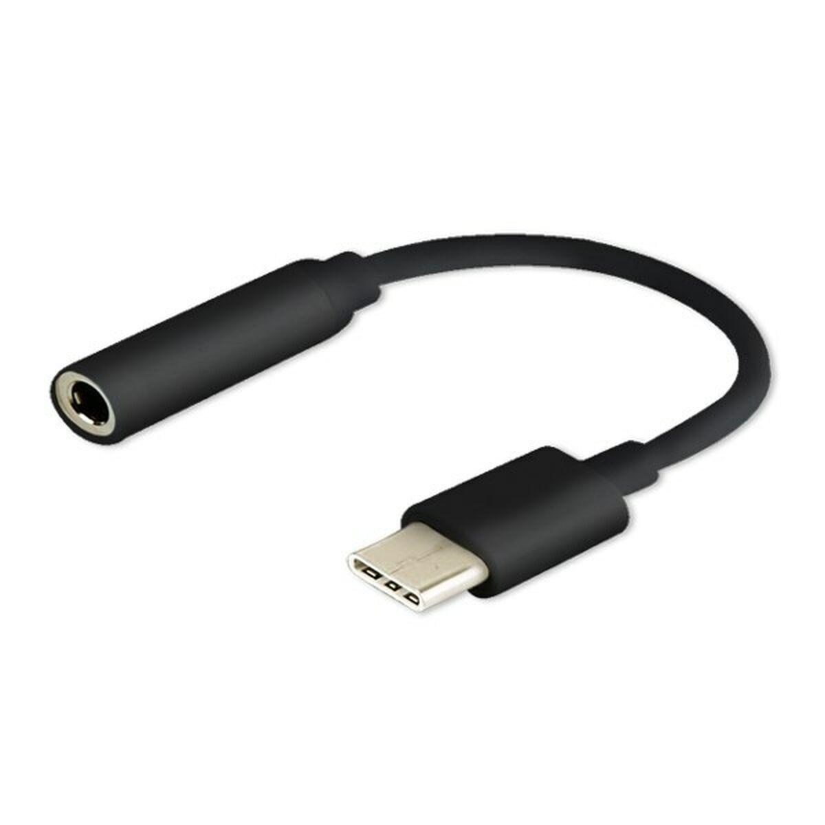 Adattatore USB C Con Jack 3,5 mm Savio AK-35/B NERO