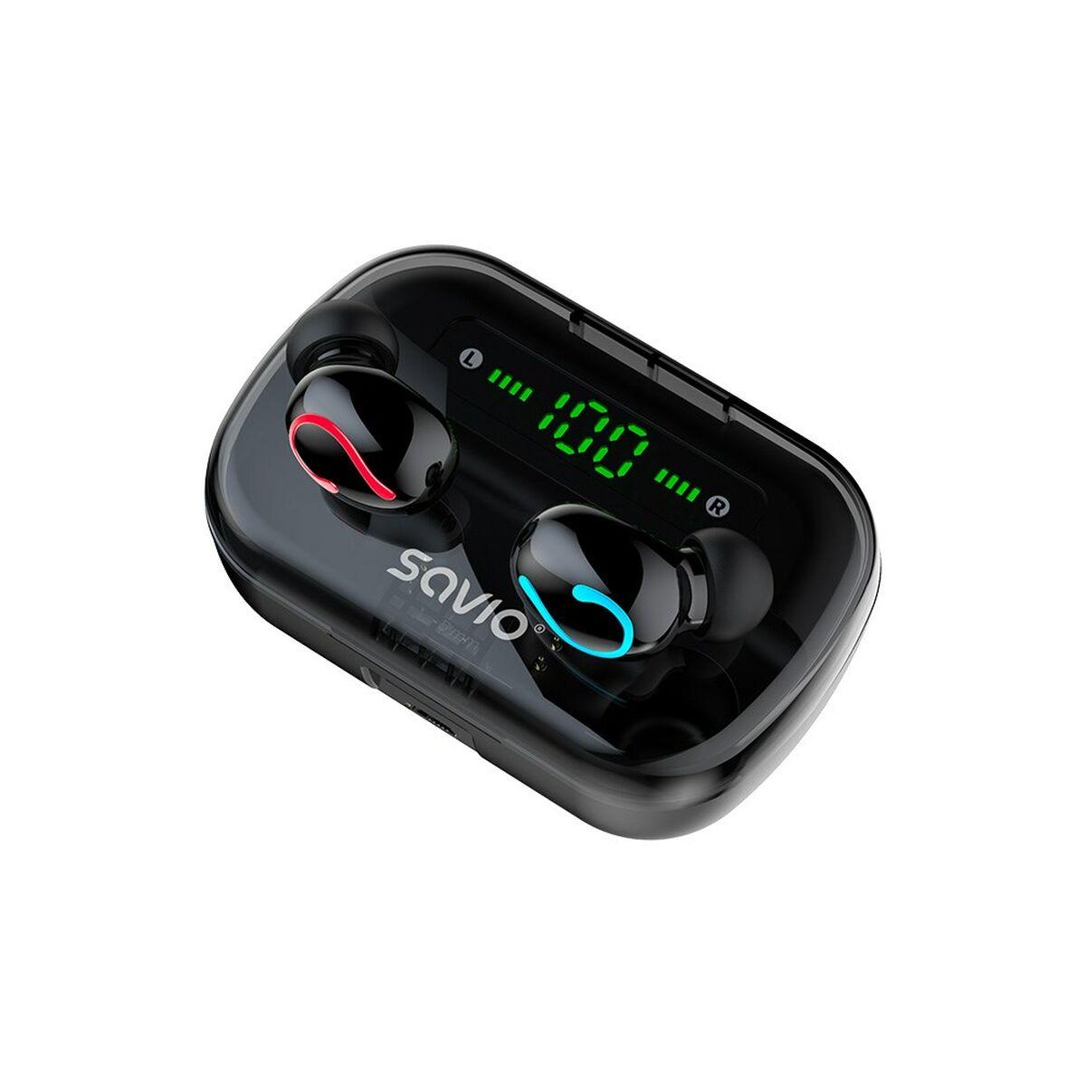 Auricolari in orecchio bluetooth sadio tws-06 nerone