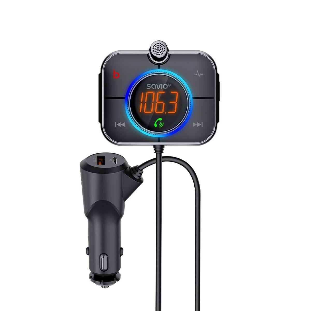 Lettore MP3 e Trasmettitore FM per Auto Savio TR-14