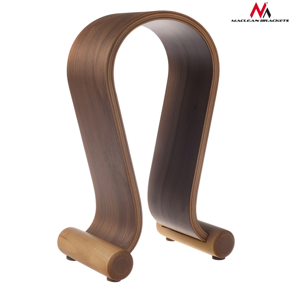 MC-815W, supporto per cuffie, legno, 400 g, noce