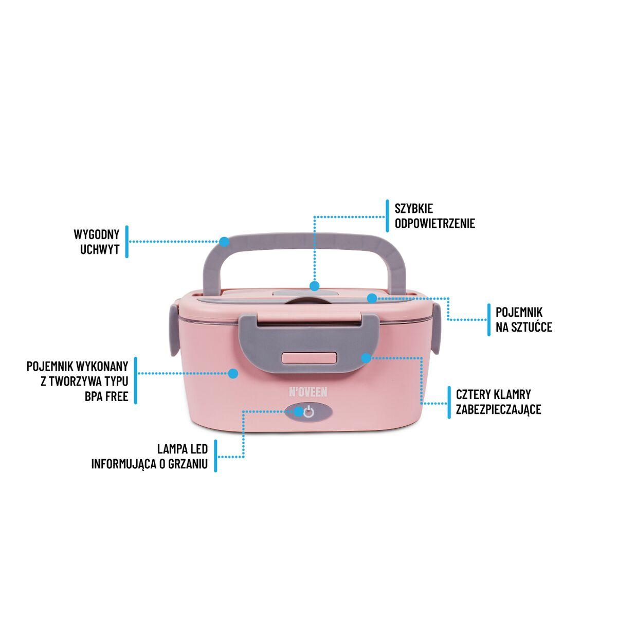 Porta pranzo N'oveen LB755 Grigio Rosa