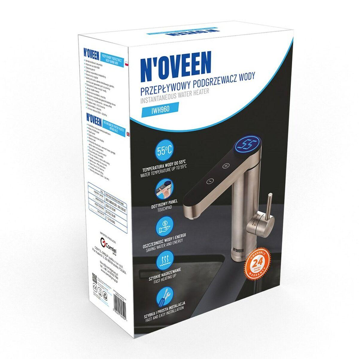 Bollitore N'oveen PODGRZEWACZ IWH960 Argentato Acciaio inossidabile 3600 W 3000 W