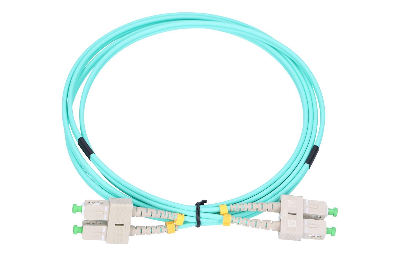 Extralink SC/APC-SC/APC | Patchcord | Multimodale, OM3, Duplex, 3mm, 5m