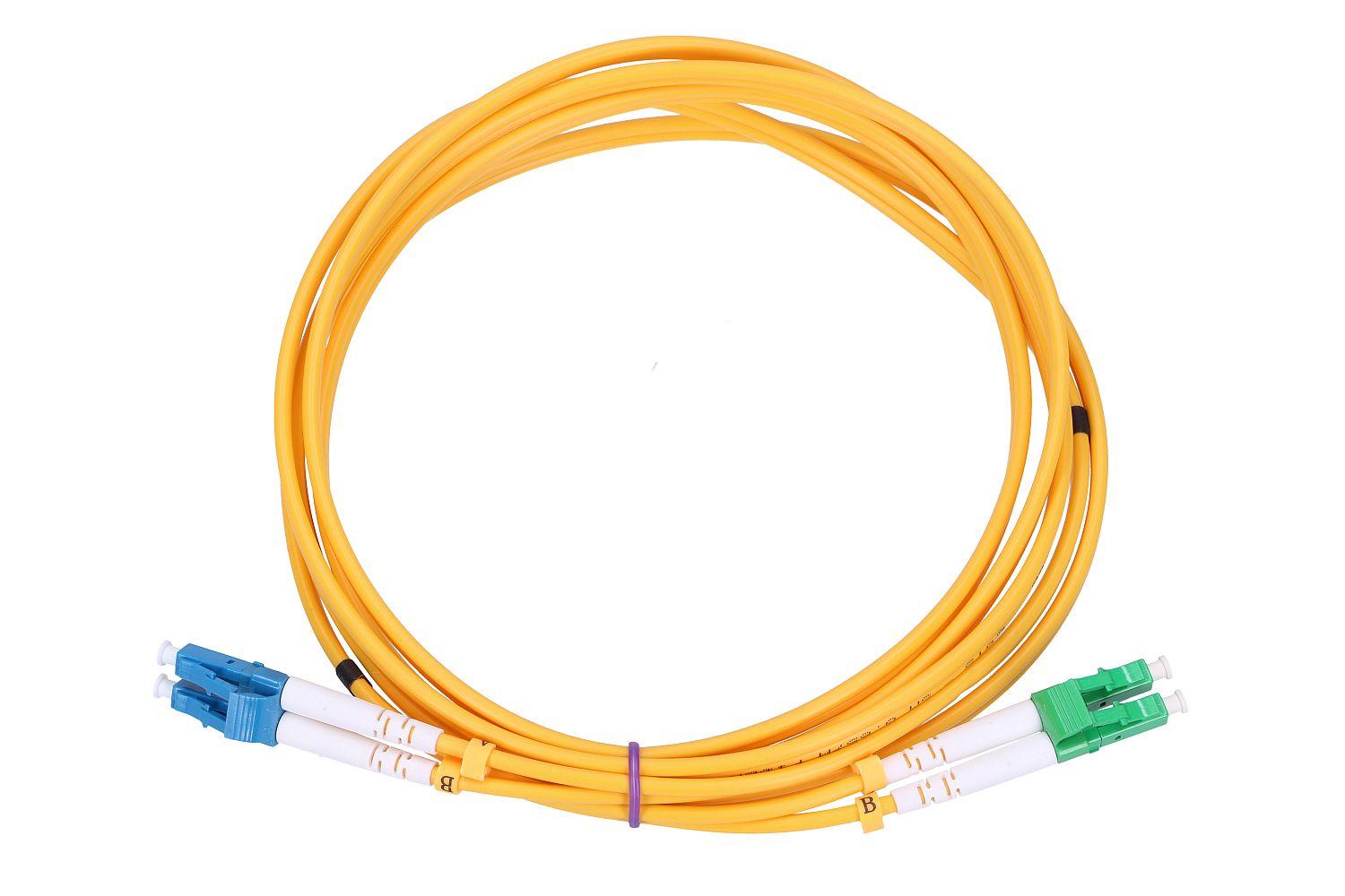Extralink LC/UPC-LC/APC Patchcord Monomodale Duplex 9/125um G657A 2m