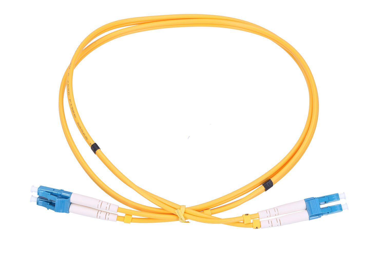 Extralink LC/UPC-LC/UPC Patchcord Modalita singola duplex G657A1 3mm 1m