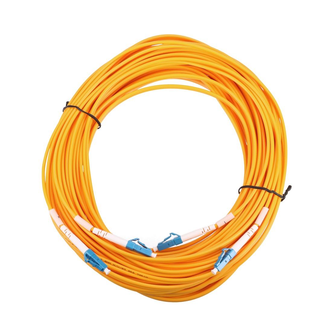 Extralink LC/UPC-LC/UPC | Patchcord | Monomodale, Duplex, G652D, 3mm, 15m