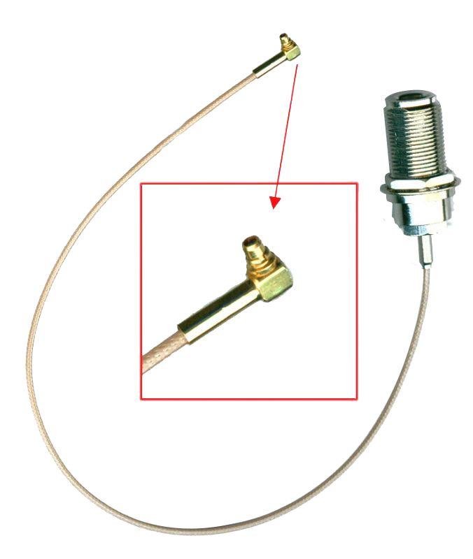 MikroTik ACMMCX RF Pigtail MMCX/N-TYPE Female 360mm