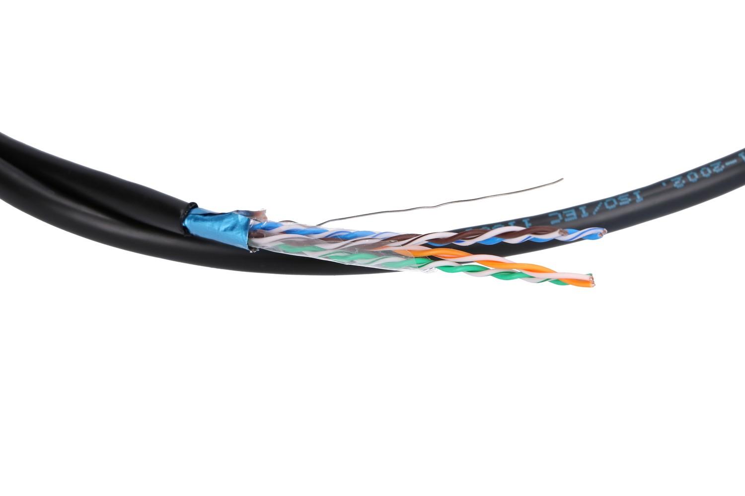 Extralink CAT5E FTP (F/UTP) V2 Esterno Twisted pair 305M