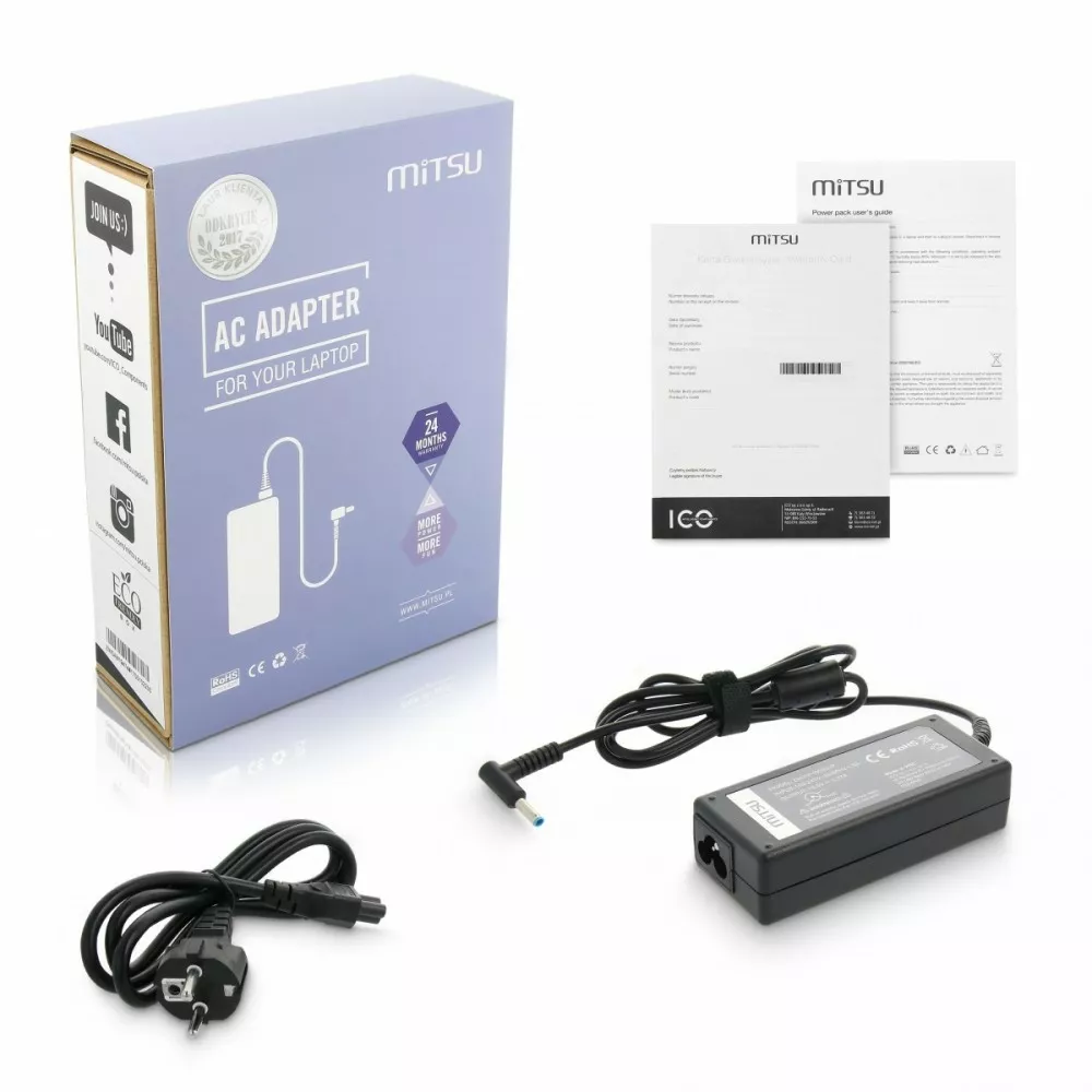 ALIMENTAZIONE 19,5V 3,33A 4,5X3,0 PIN - HP