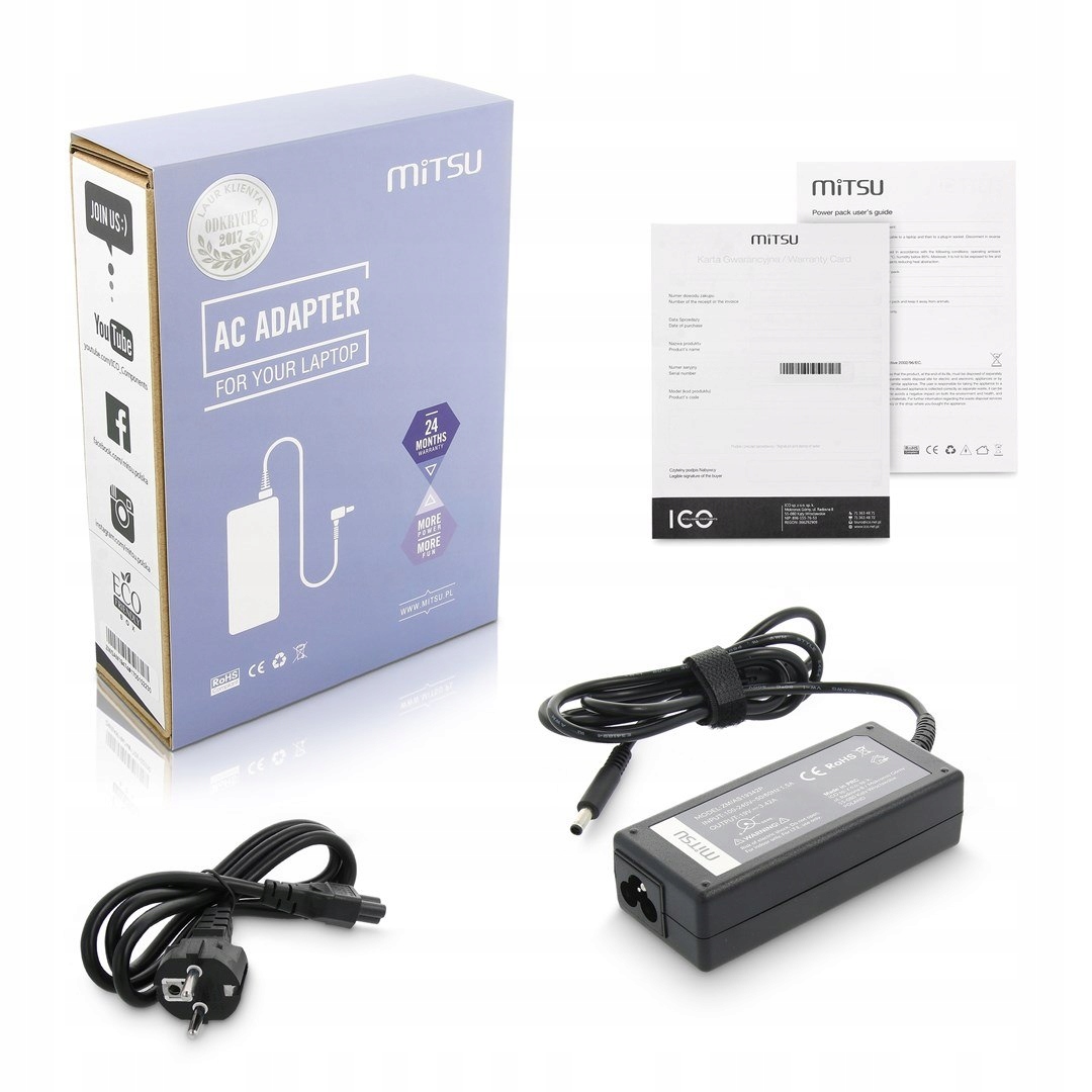 ALIMENTATORE 19V 3.42A 4.5X3.0 PIN - ASUS