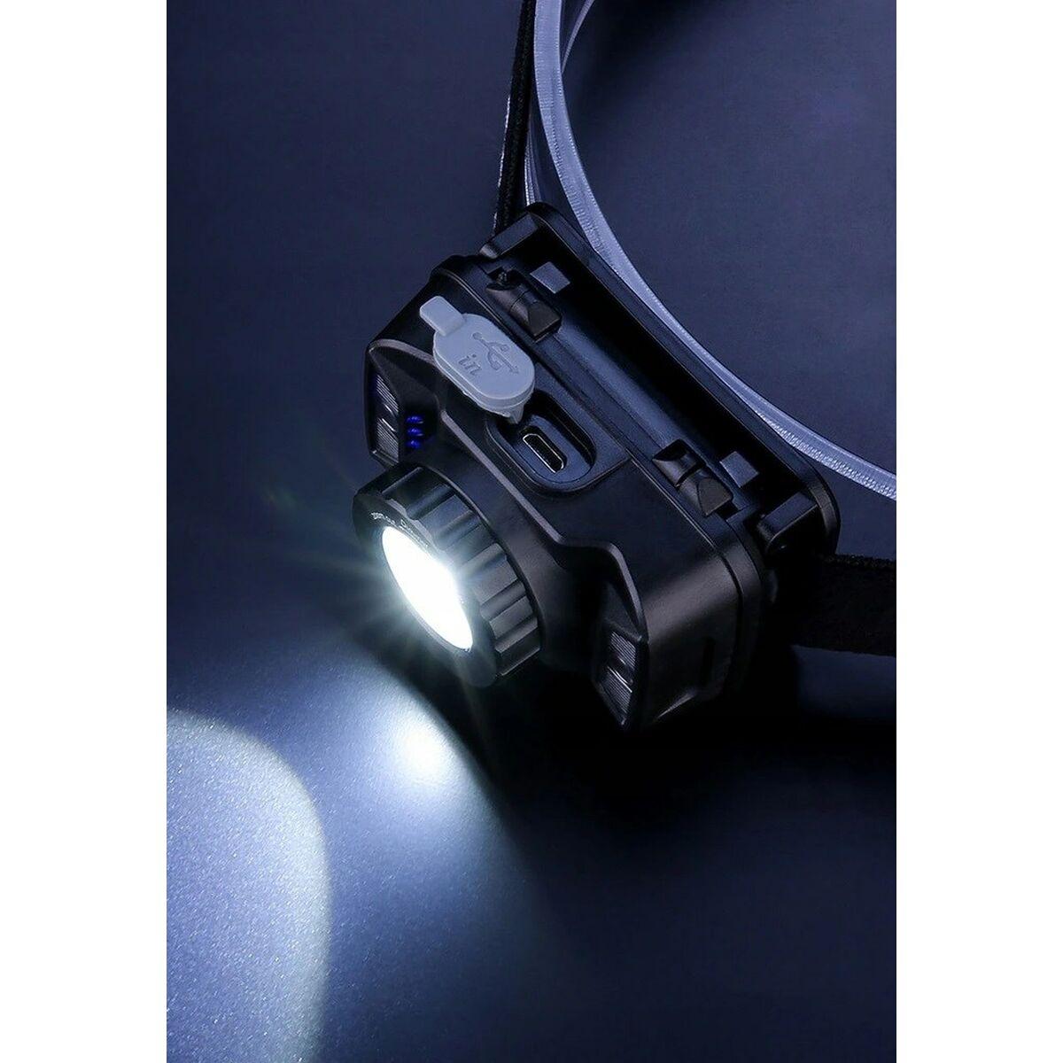 Torcia frontale LED Libox LB0106 Bianco Nero 250 LM