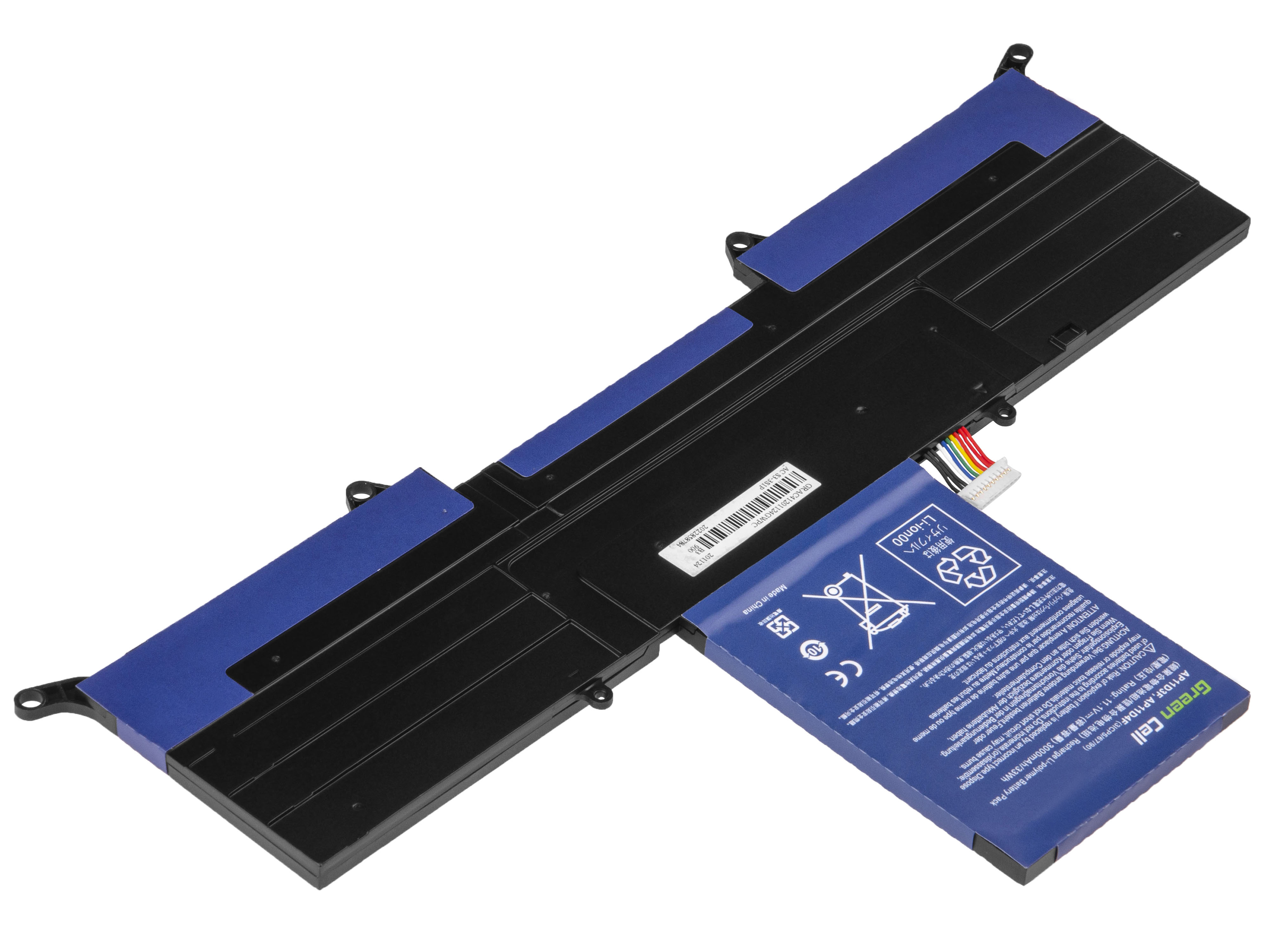 Batteria per portatile AP11D3F per Acer Aspire S3 - 11,1 V - 3000 mAh