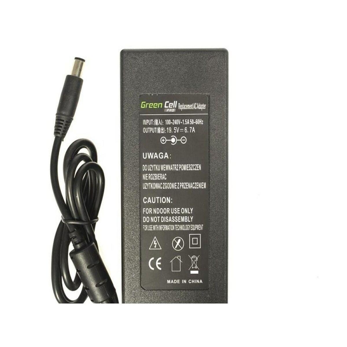 Green Cell AD35P adattatore e invertitore Interno 130 W Nero (Green Cell Pro Charger for Dell, 19.5V 6.7A 130W - Black)