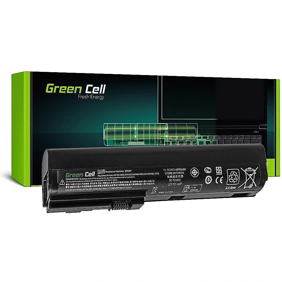 Batteria portatile per HP EliteBook 2560p 2570p - 11,1 V - 4400 mAh