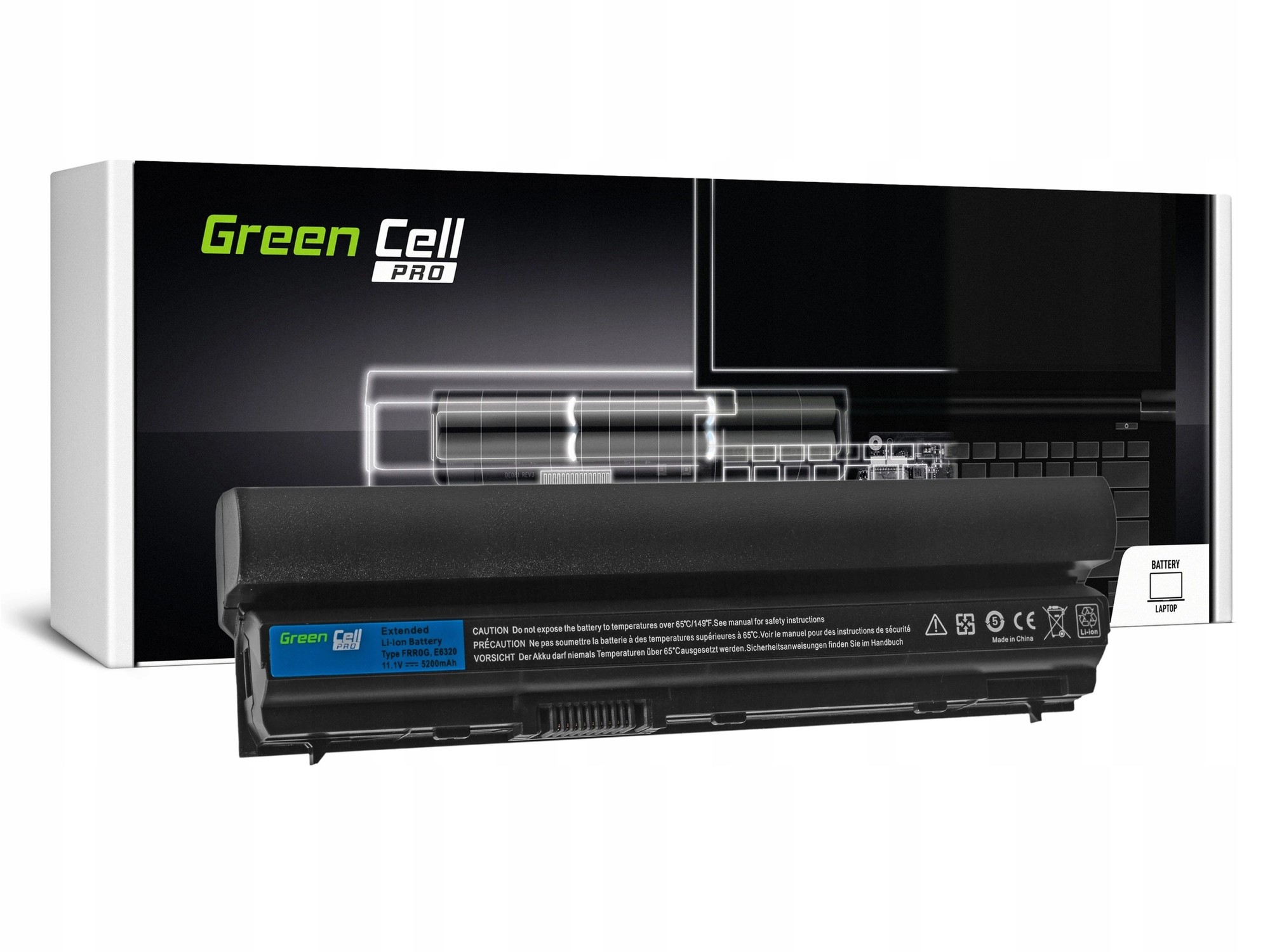 Batteria per laptop PRO per Latitude E6220 E6230 E6320 E6320 - 11,1 V - 5200 mAh