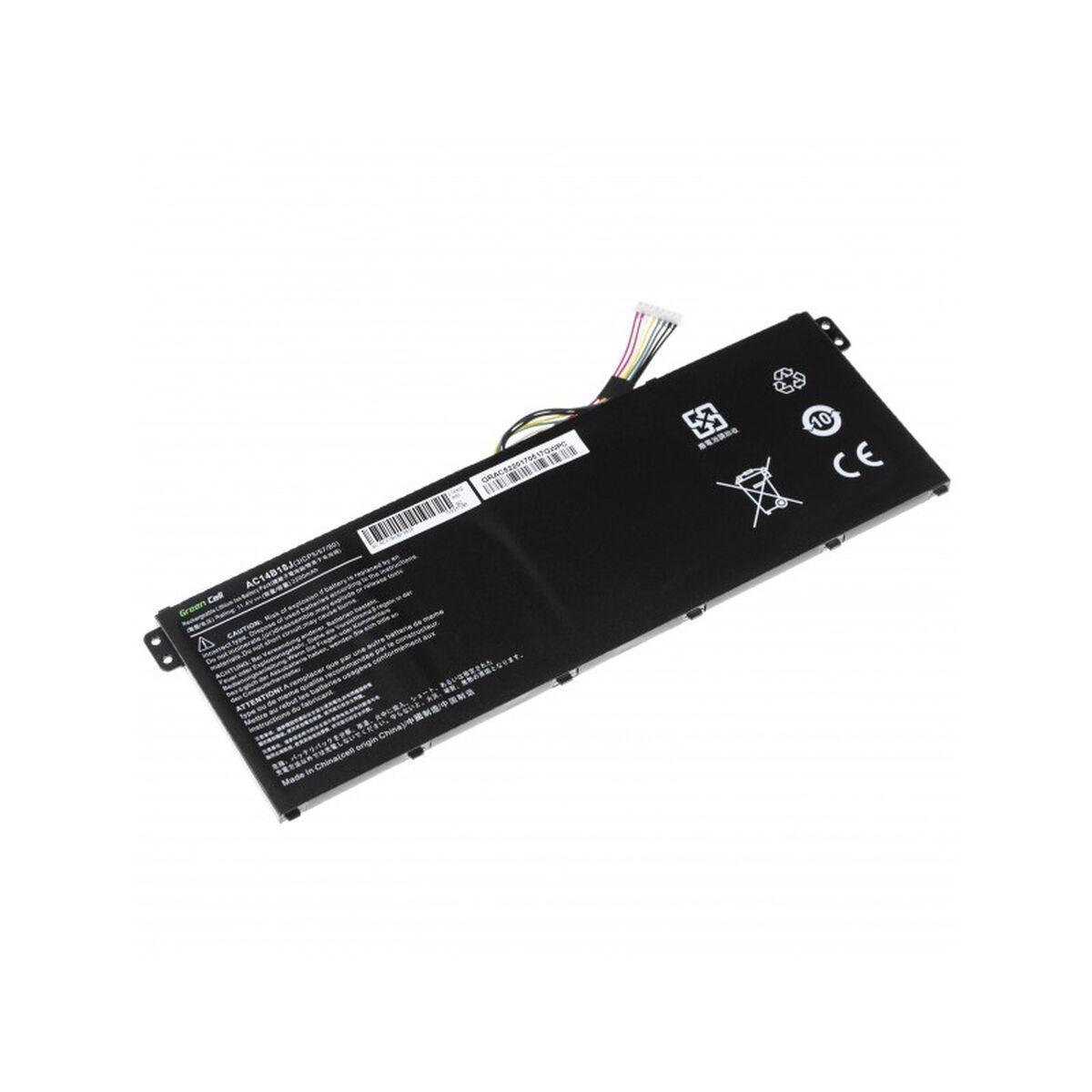 Green Cell AC52 ricambio per laptop Batteria (Batteri AC14B8K AC14B18J for Acer Aspire E 11 ES1-111M etc., 11.4V 2100mAh)